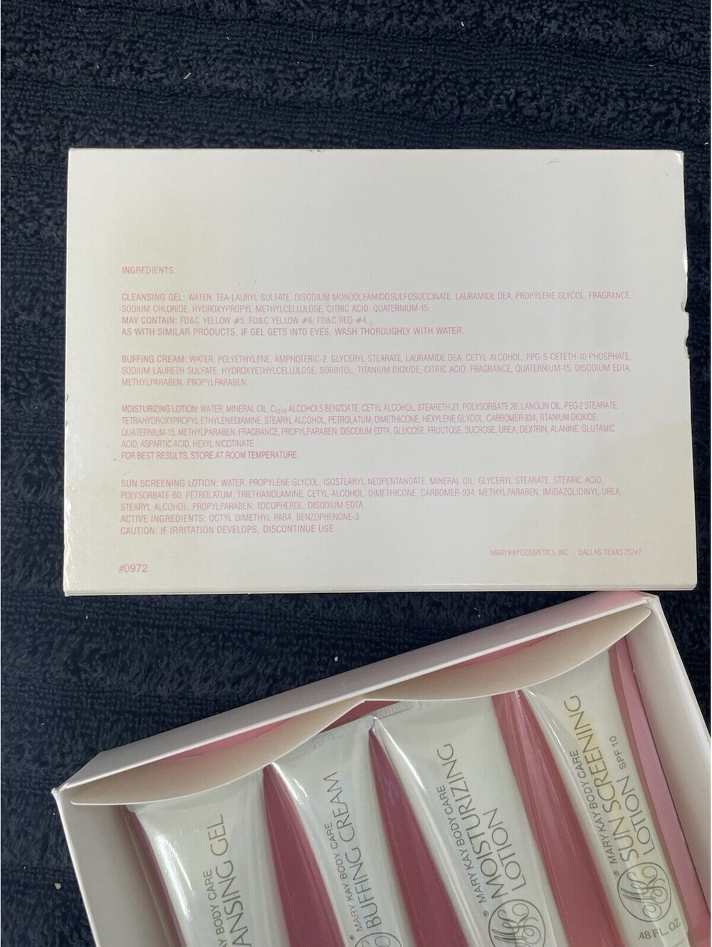 Vintage Mary Kay Body Care Kit Travel Size - Picture 4 of 4